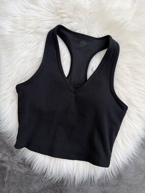 Alo black sports bra M